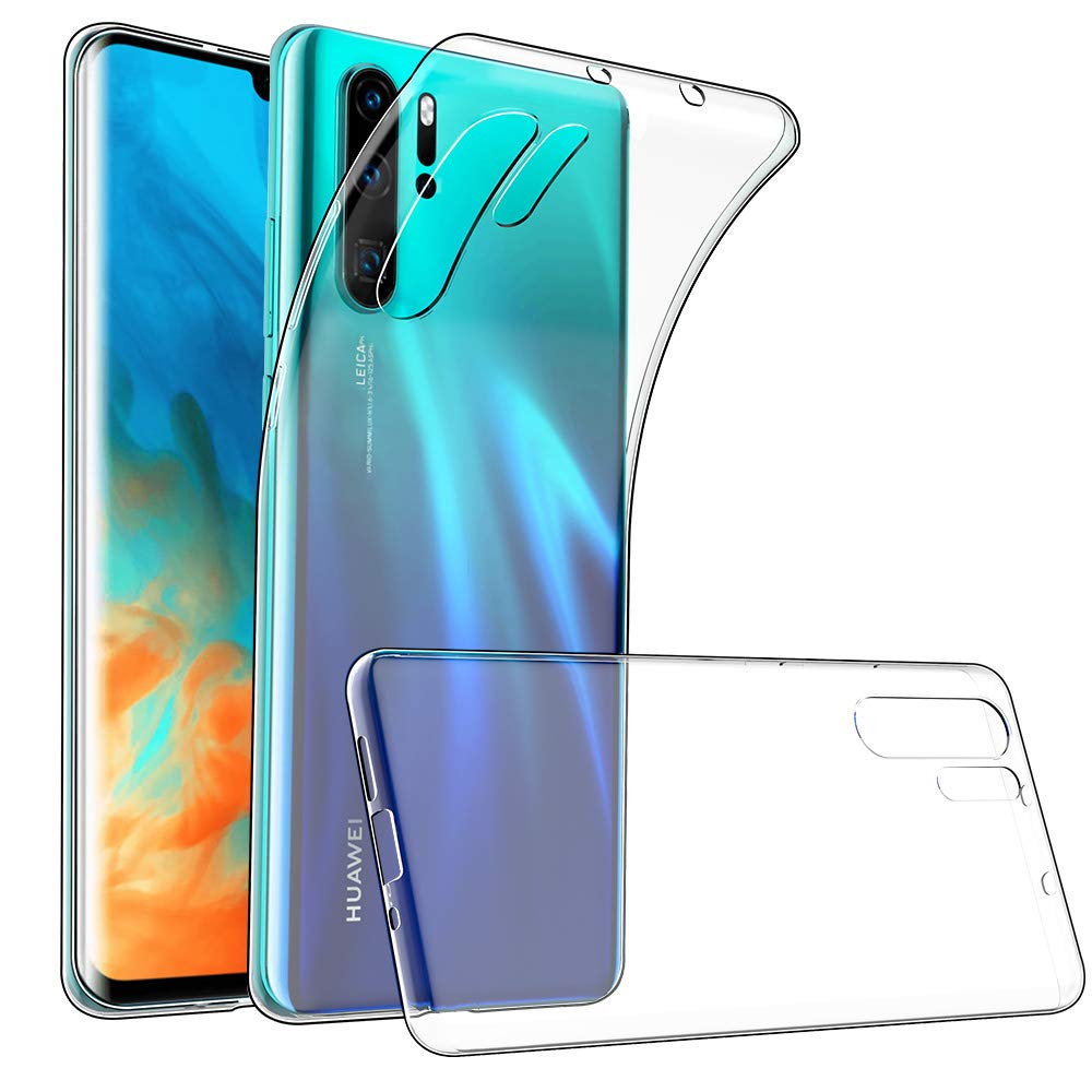 KARTXITAI Cover Compatibile con Huawei P30 Pro Custodia Trasparente Slim in Silicone TPU con Assorbimento degli Urti e Anti-Graffio-Funghi, farfalla, luna KARTXITAI Cover Compatibile con Huawei P30 Pro Custodia Trasparente Slim in Silicone TPU con Assorbimento degli Urti e Anti-Graffio-Funghi, farfalla, luna