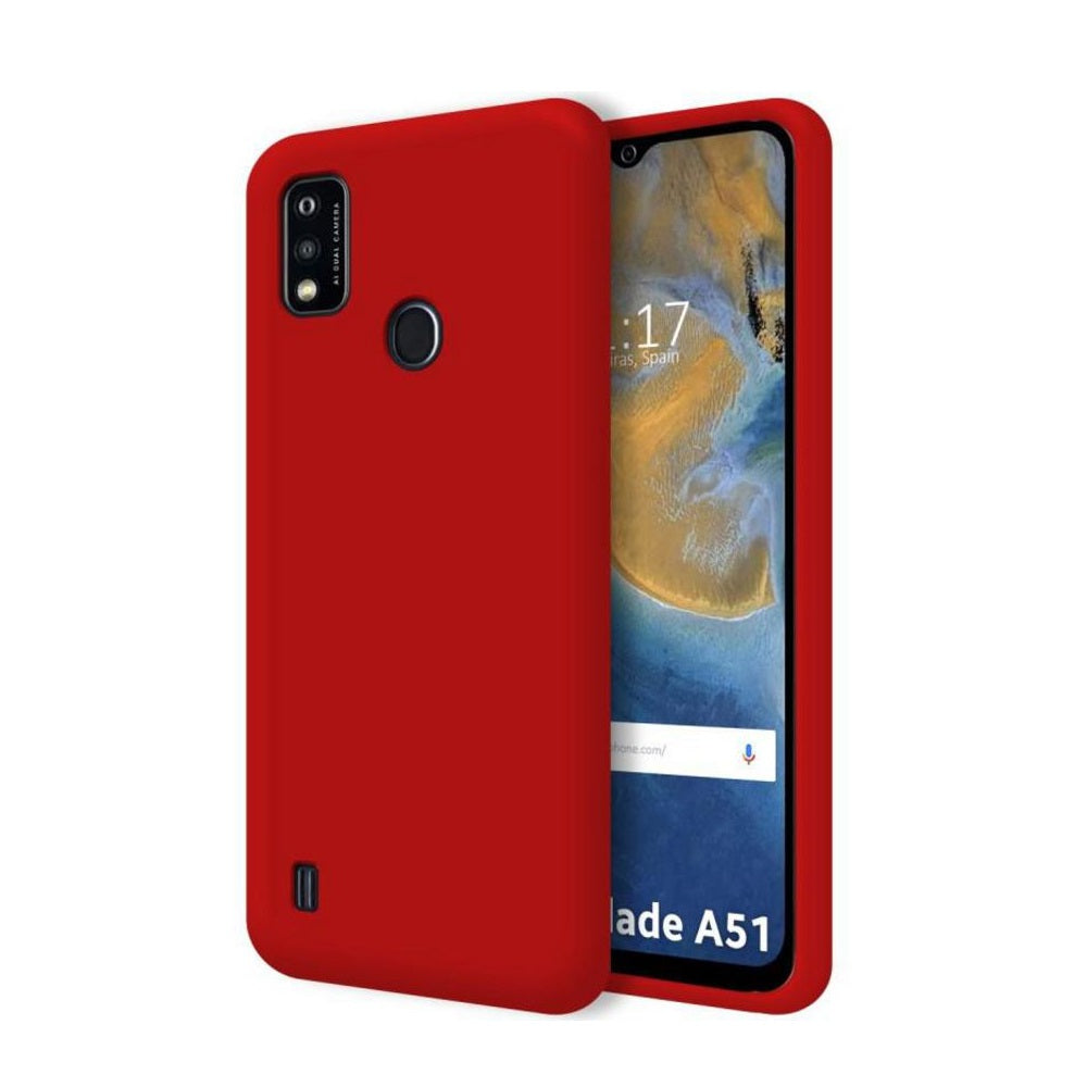 Funda para ZTE Blade A54 Rojo1