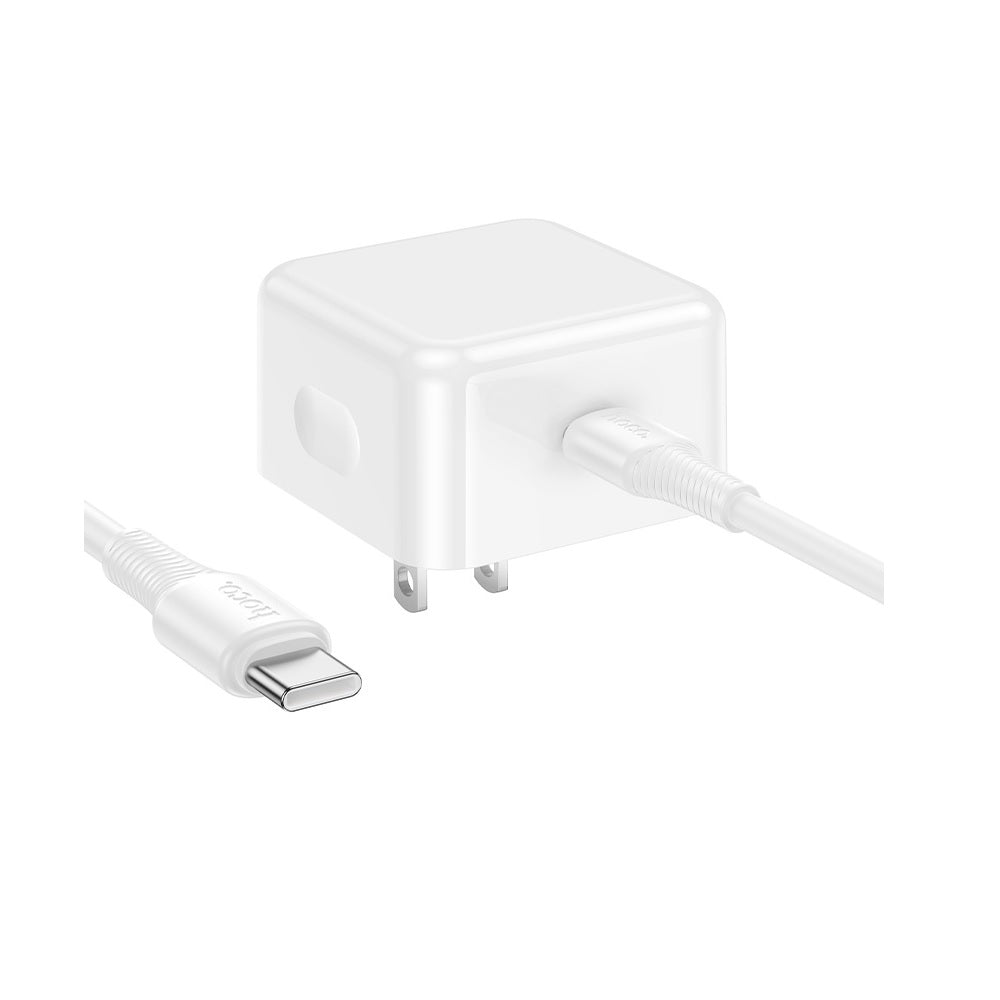 Cargador Cable Hoco C161 Tipo C a C 40W Speed Fast Blanco