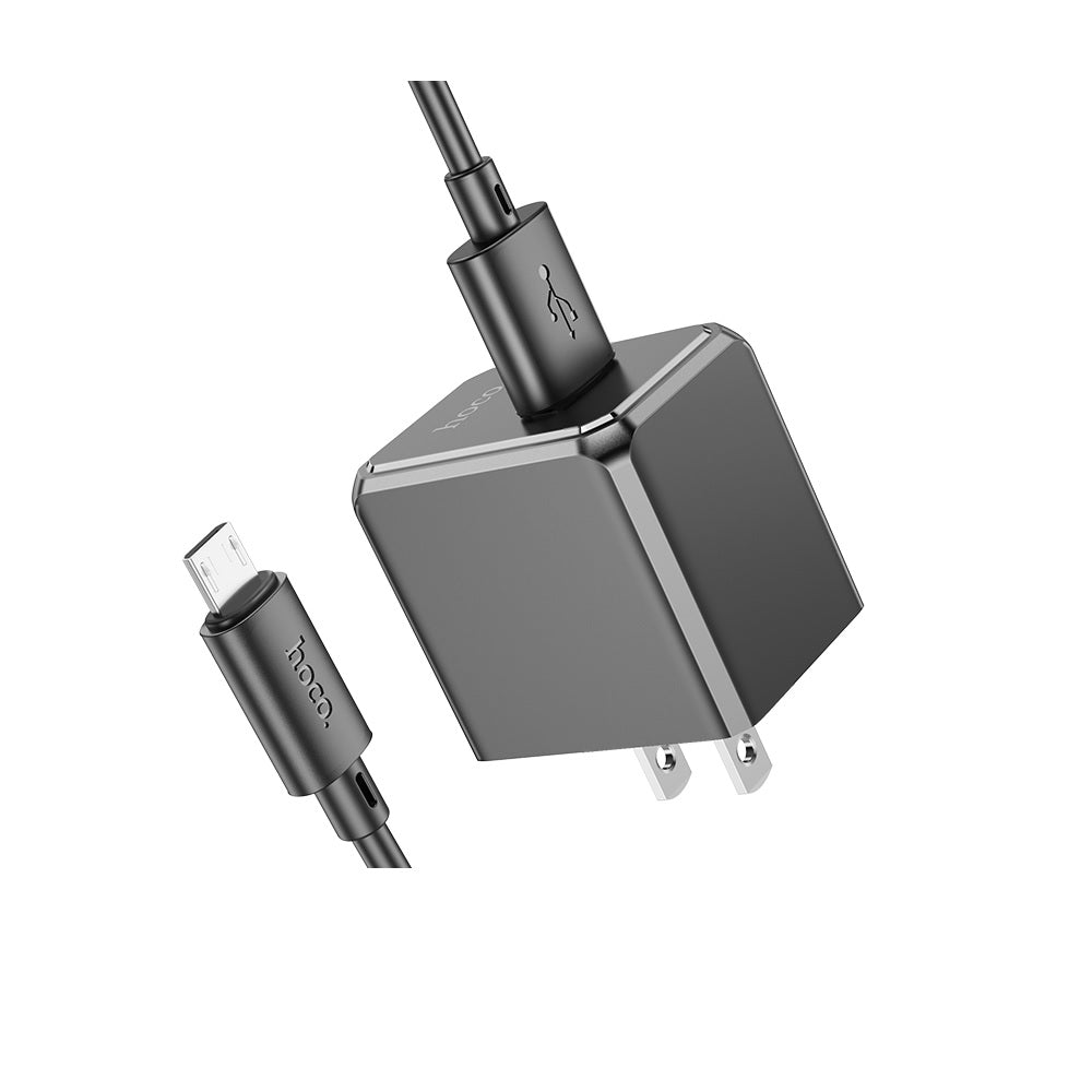 Cargador Pared Hoco CS11 con Cable Micro USB 2A Ocean Negro