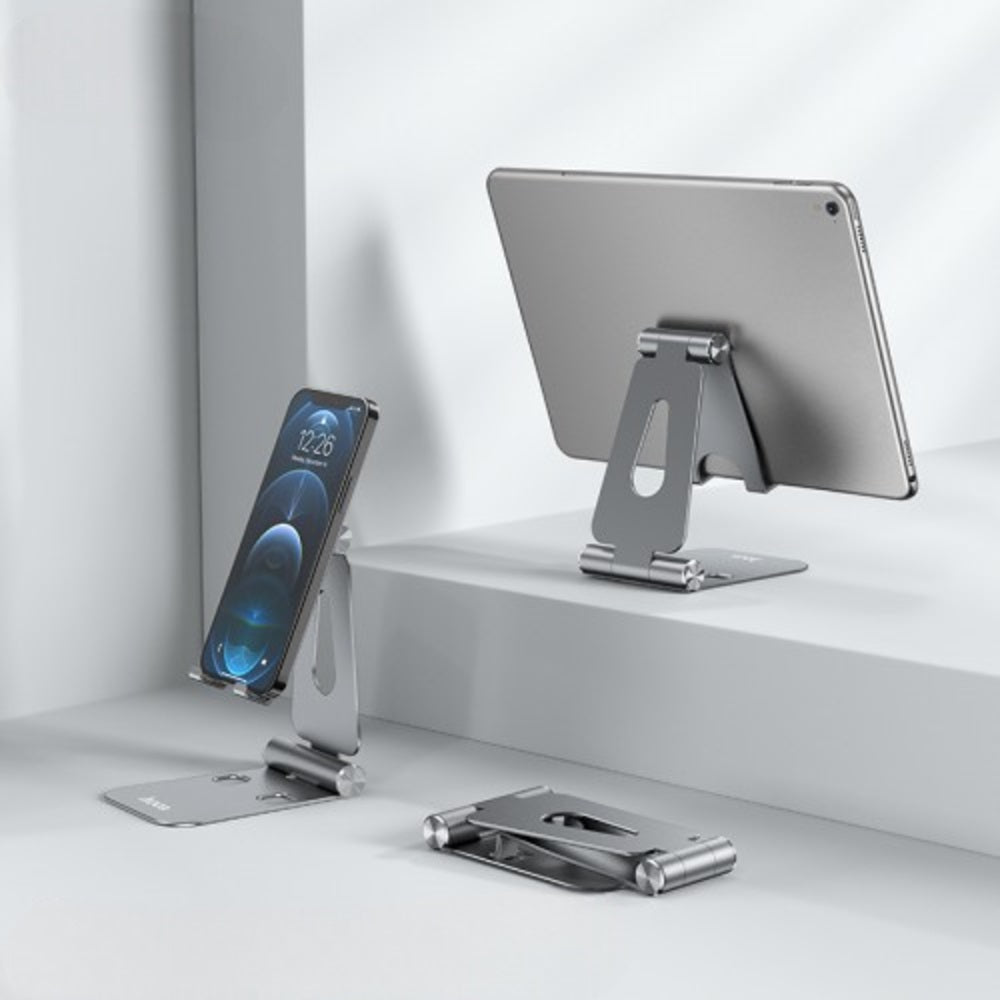 Soporte para celular Hoco DH05 Plegable Aluminio Gris