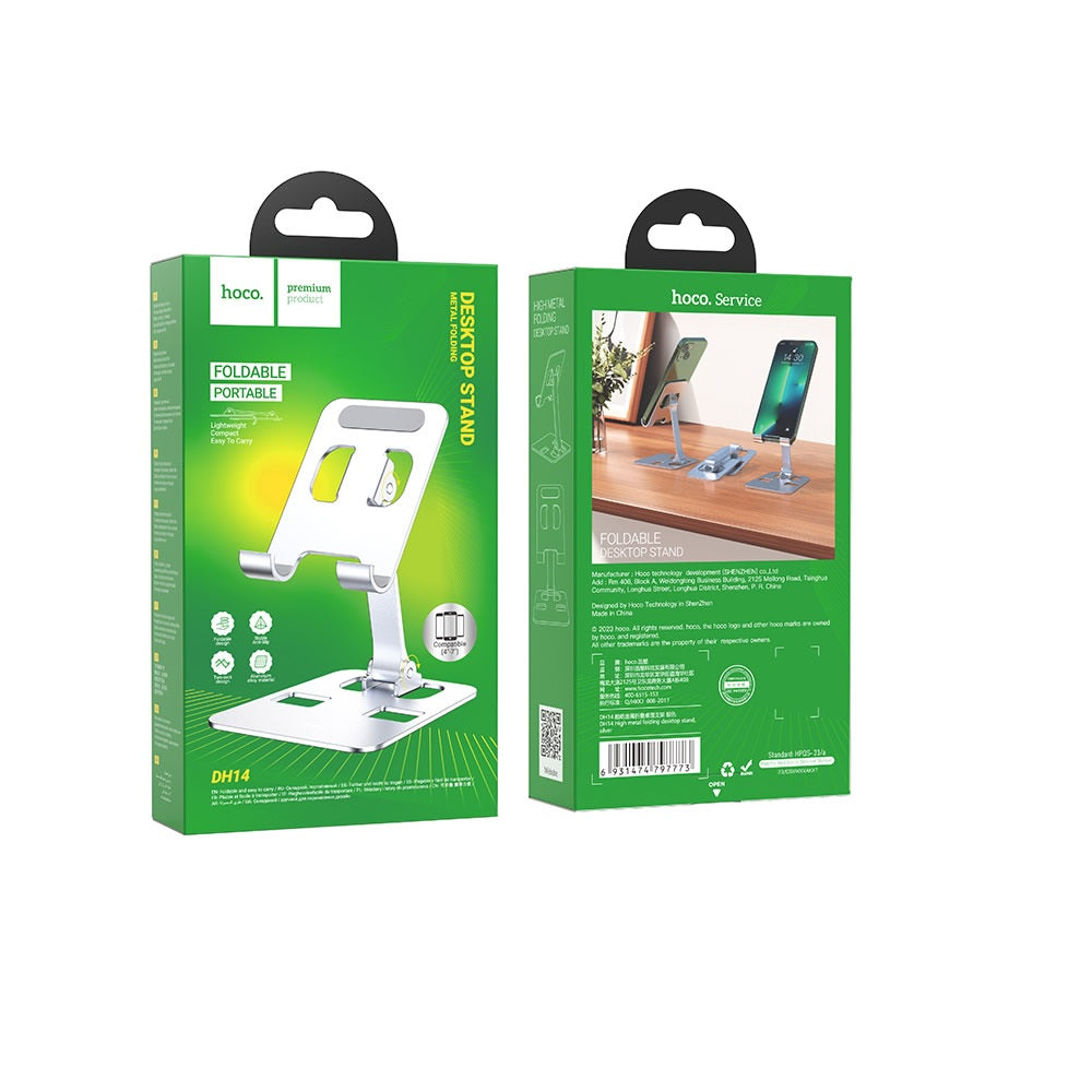 Soporte para celular y tablet Hoco DH14 Metalico Plegable