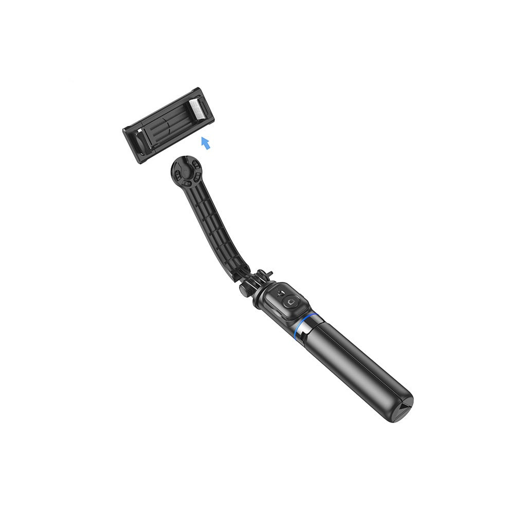 Baston Selfie Stick Tripode Con Bluetooth Hoco DY01 Negro