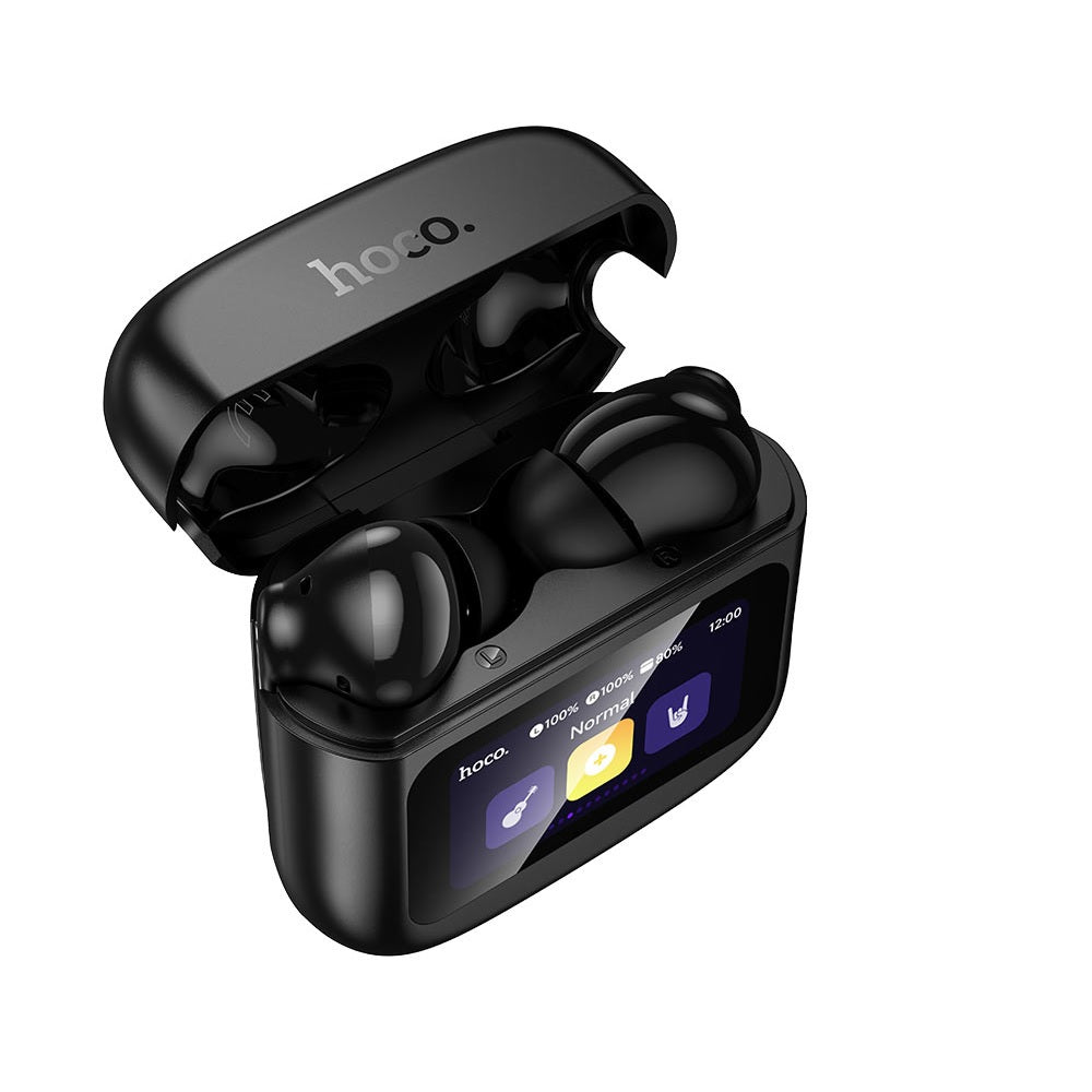 Audífonos Inalambricos Hoco EQ14 Bluetooth Pantalla Negro