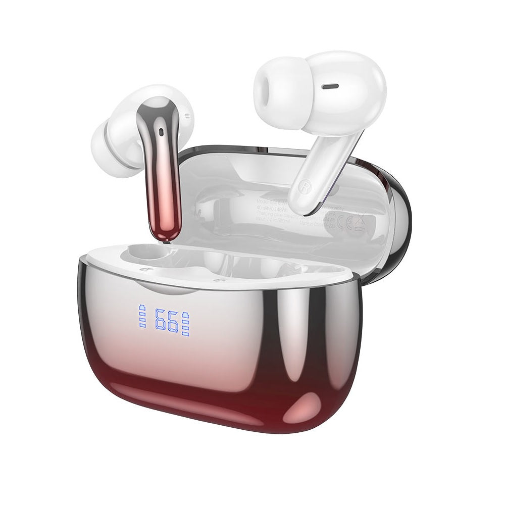 Audífonos Inalambricos Hoco EQ16 Bluetooth ANC ENC Rojo