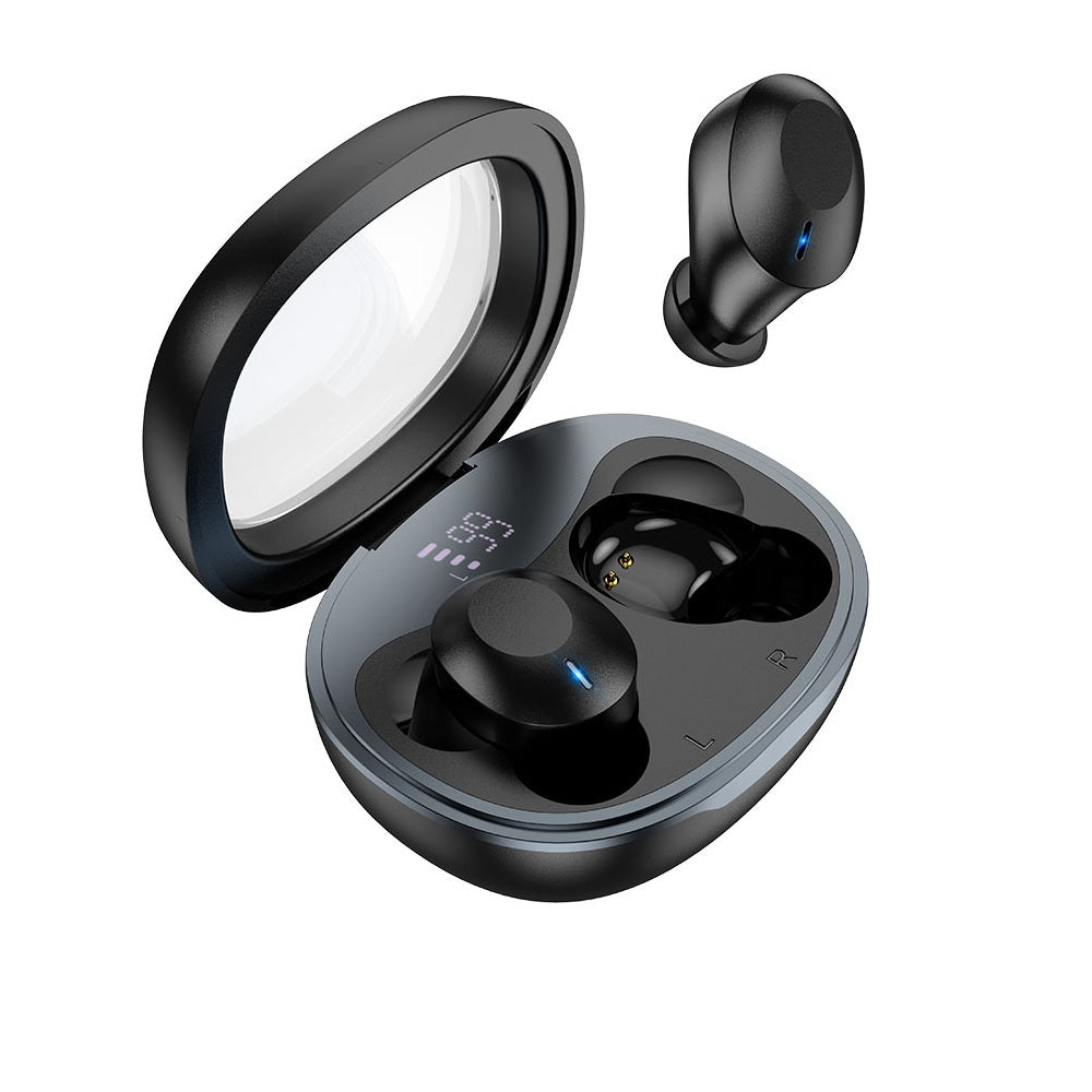 Audifonos Bluetooth InalambricosHoco EQ3 Pantalla LED Negro