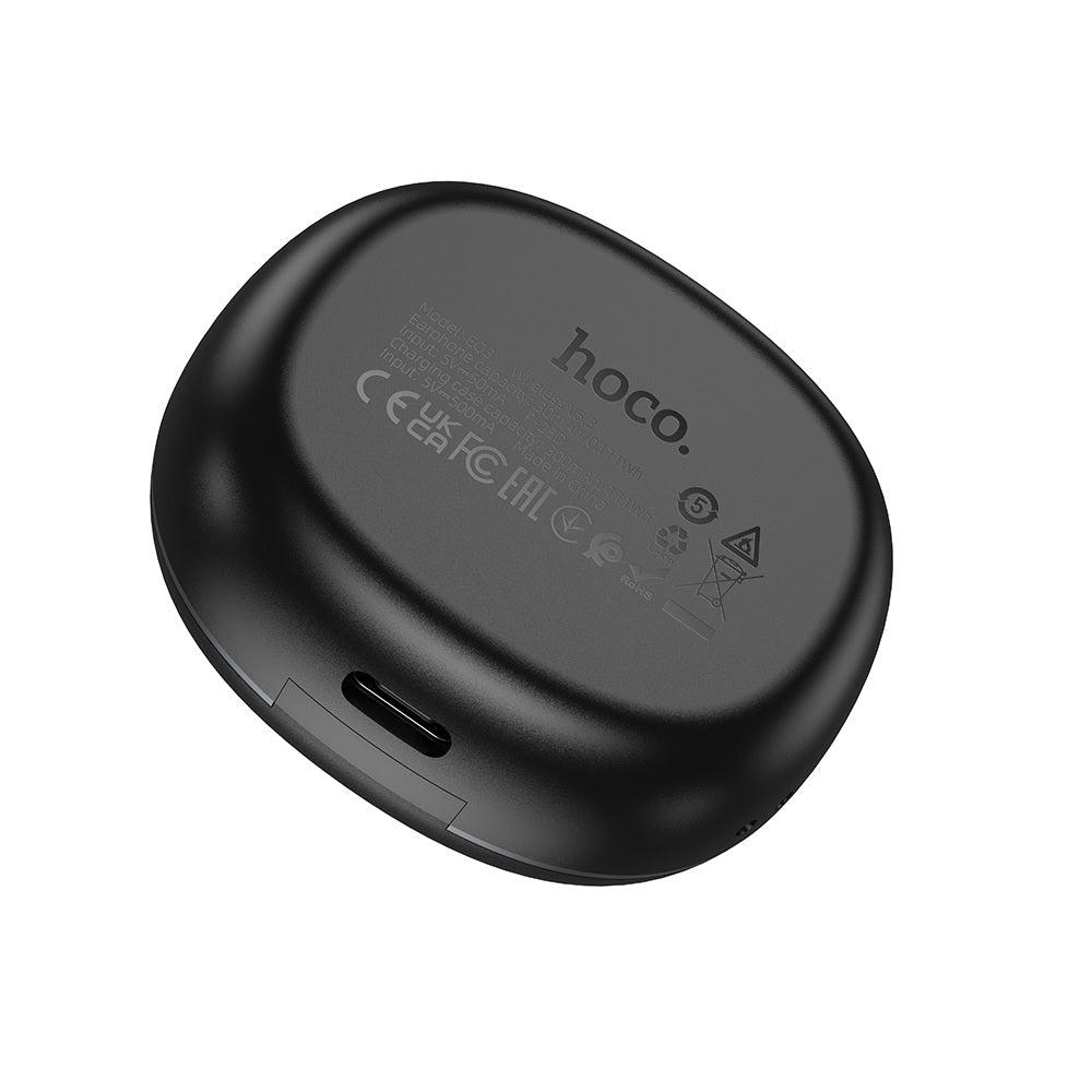 Audifonos Bluetooth InalambricosHoco EQ3 Pantalla LED Negro