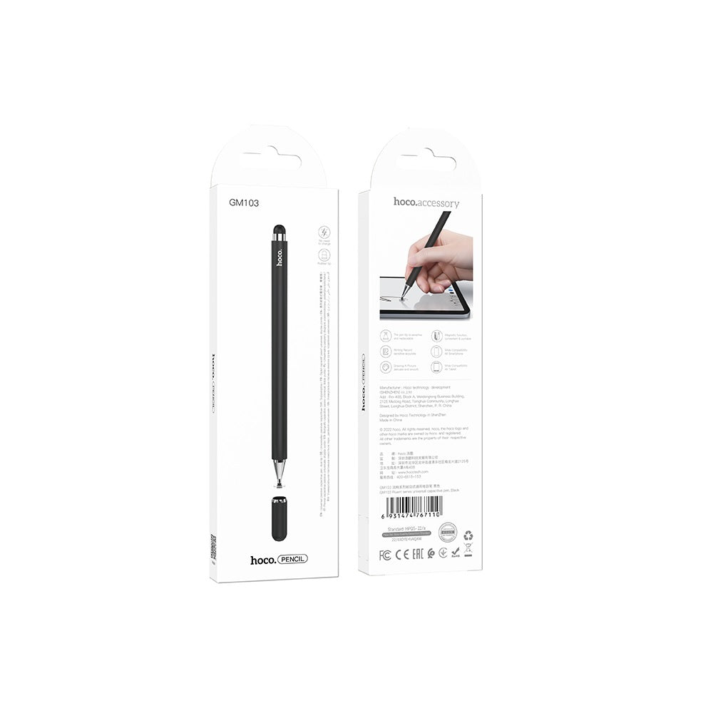 Lapiz Optico Touch Screen Hoco GM103 Negro