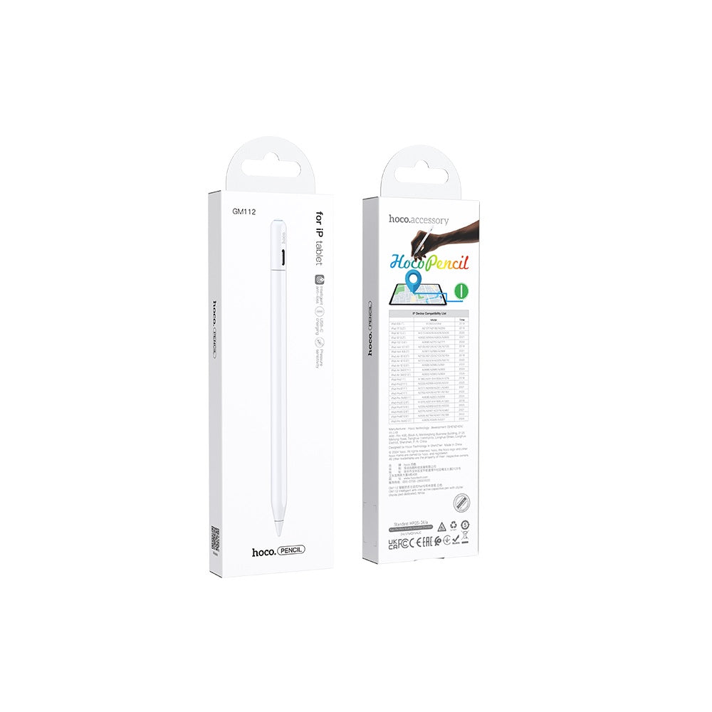 Lapiz Optico Con Pantalla Digital Hoco GM112 Blanco