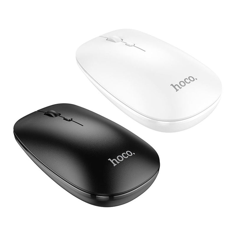 Mouse para PC Inalámbrico Modo dual 2.4 G Hoco GM15 Blanco
