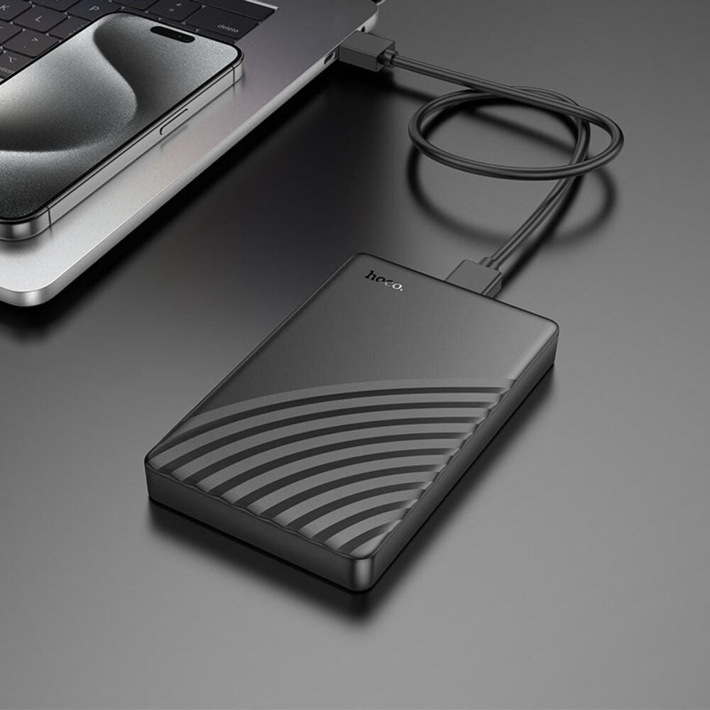 Case Disco Duro 2.5 SATA USB 3.0 5Gbps Hoco HB46 Negro