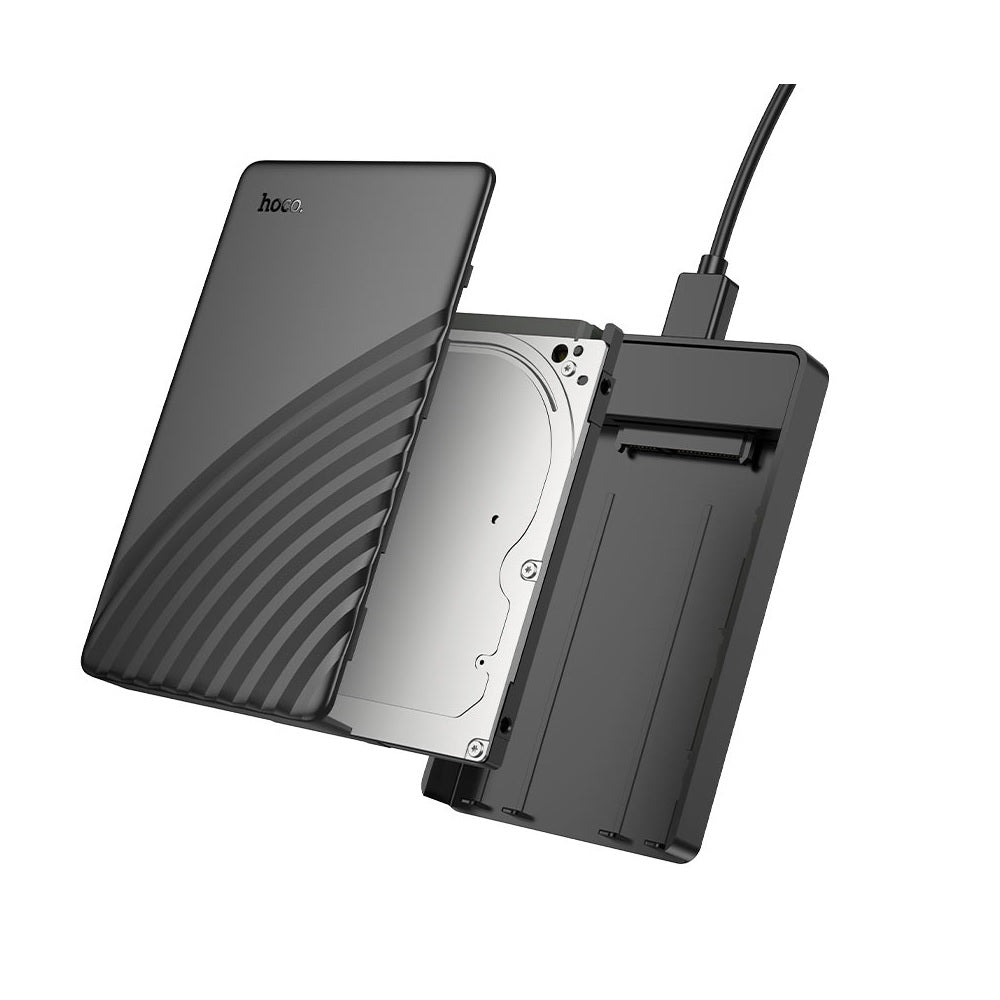 Case Disco Duro 2.5 SATA USB 3.0 5Gbps Hoco HB46 Negro
