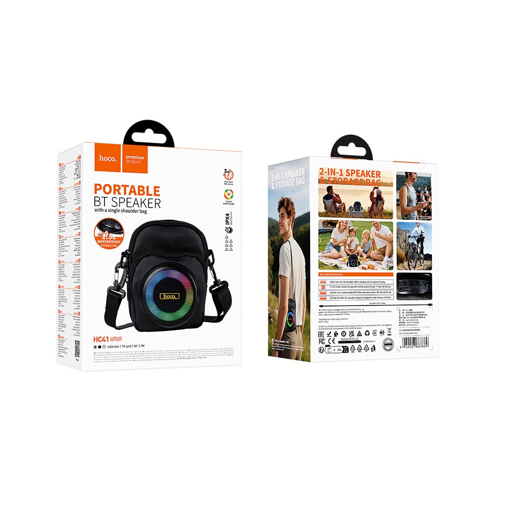 Parlante Inalámbrico Bluetooth Deportivo Hoco HC41 Negro