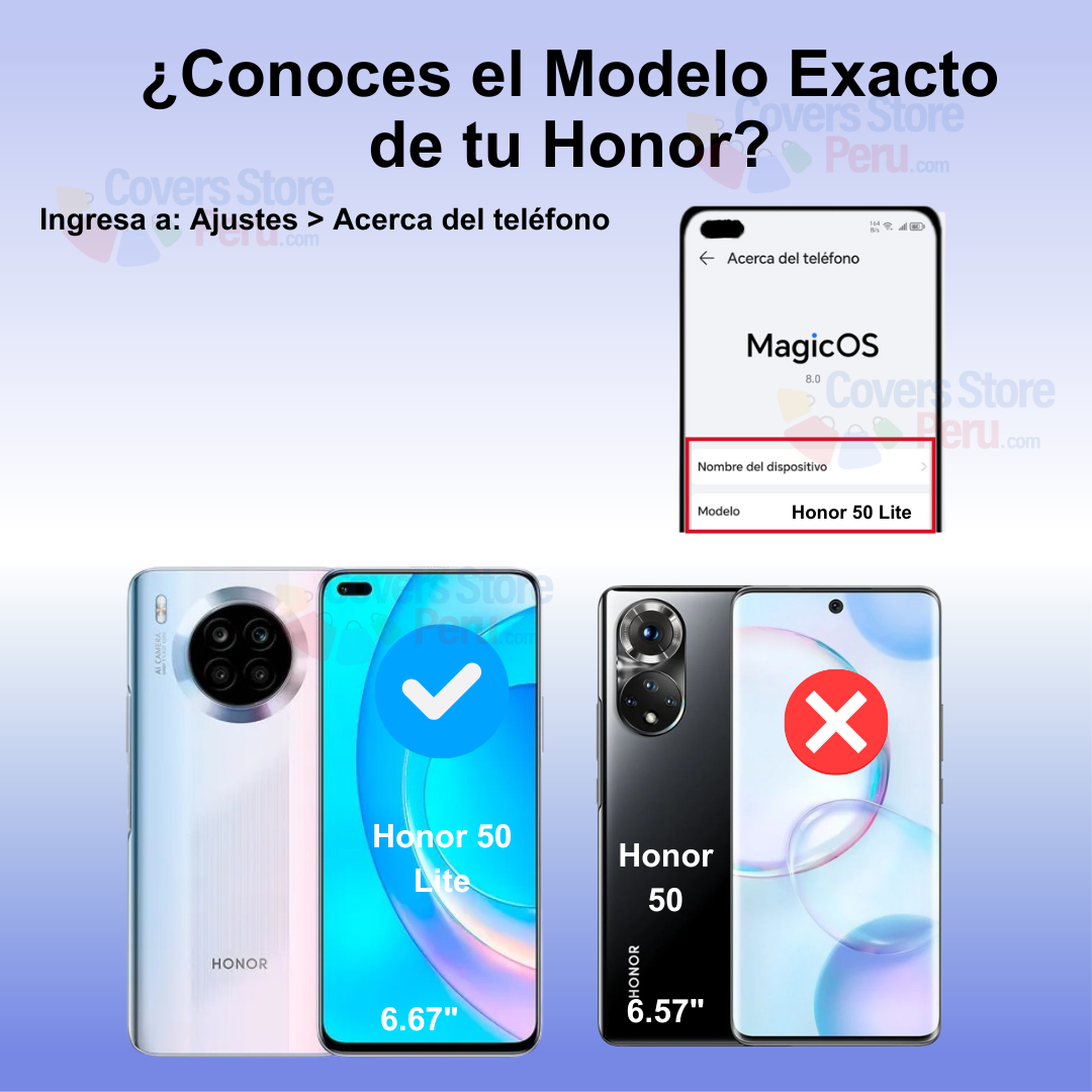 Mica Protector para Honor 50 Lite Vidrio Templado OG