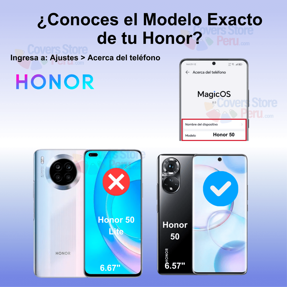 Mica Glass para Honor 50 Full Glue Curvo Antishock