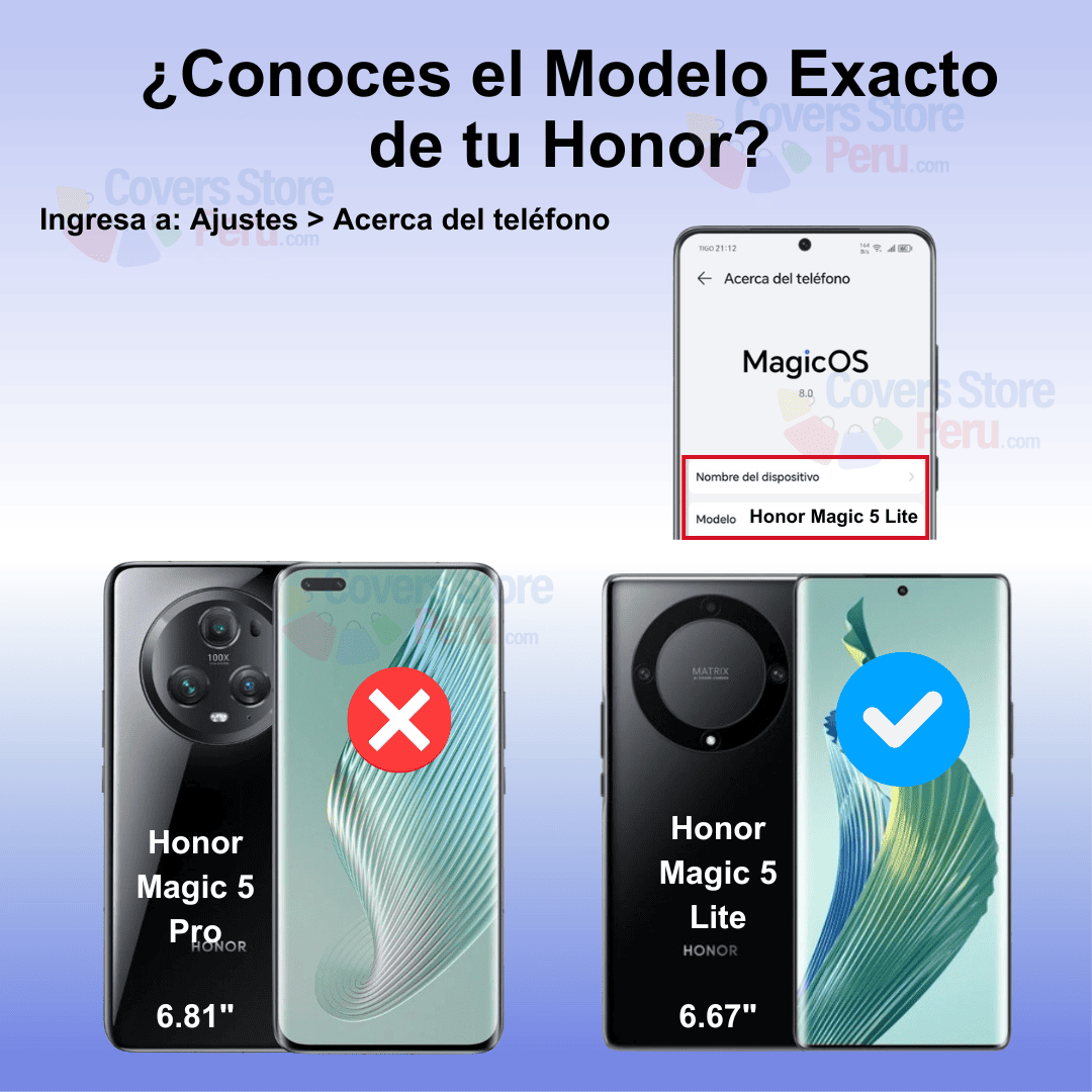 Mica para Honor Magic 5 Lite Protector 21D Antishock