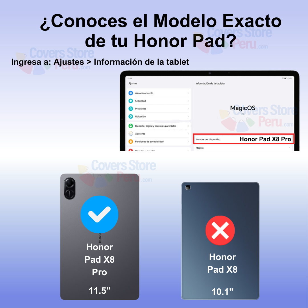 Funda para Honor Pad X8 Pro 11.5"+ Portalápiz Rosada