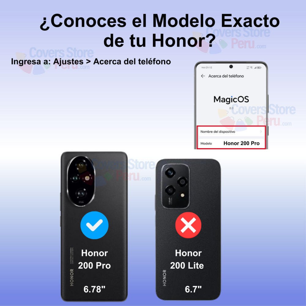 Funda Case para Honor 200 Pro Flip Cover Marrón