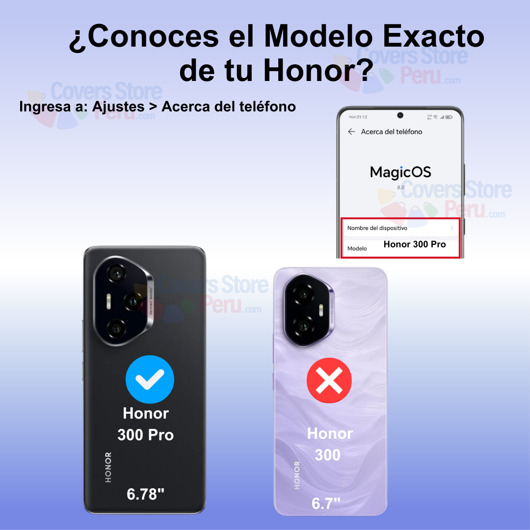 Funda Case para Honor 300 Pro Ahumado Anillo Rojo