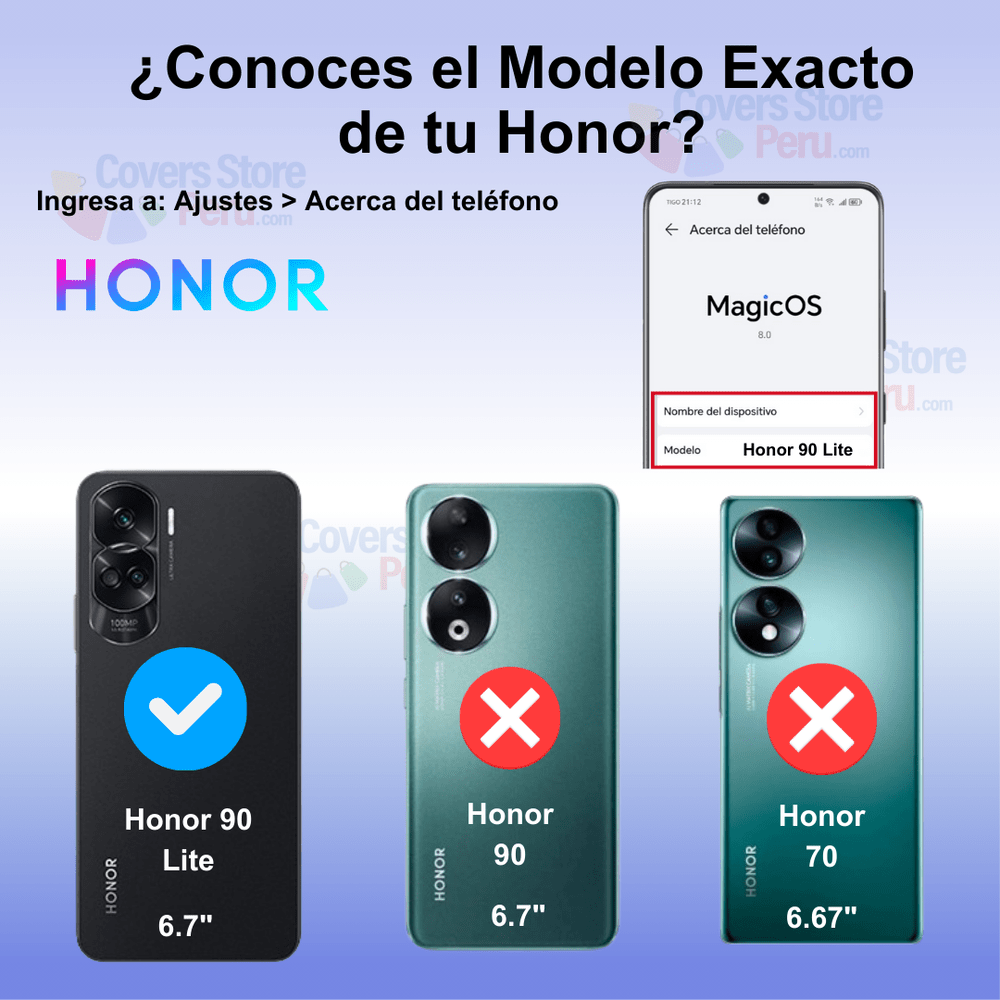 Funda para Honor 90 Lite TPU con esquinas reforzadas