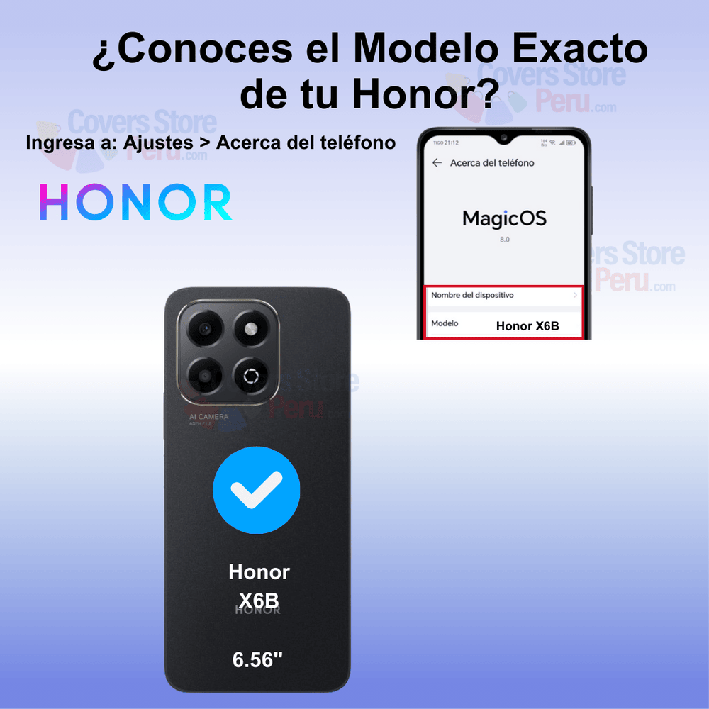 Funda para Honor X6B TPU 100% Transparente Antishock