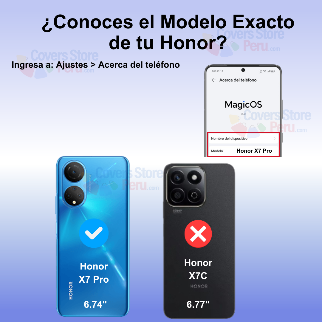 Funda Case para Honor X7 Pro Flip Cover Guinda Antishock