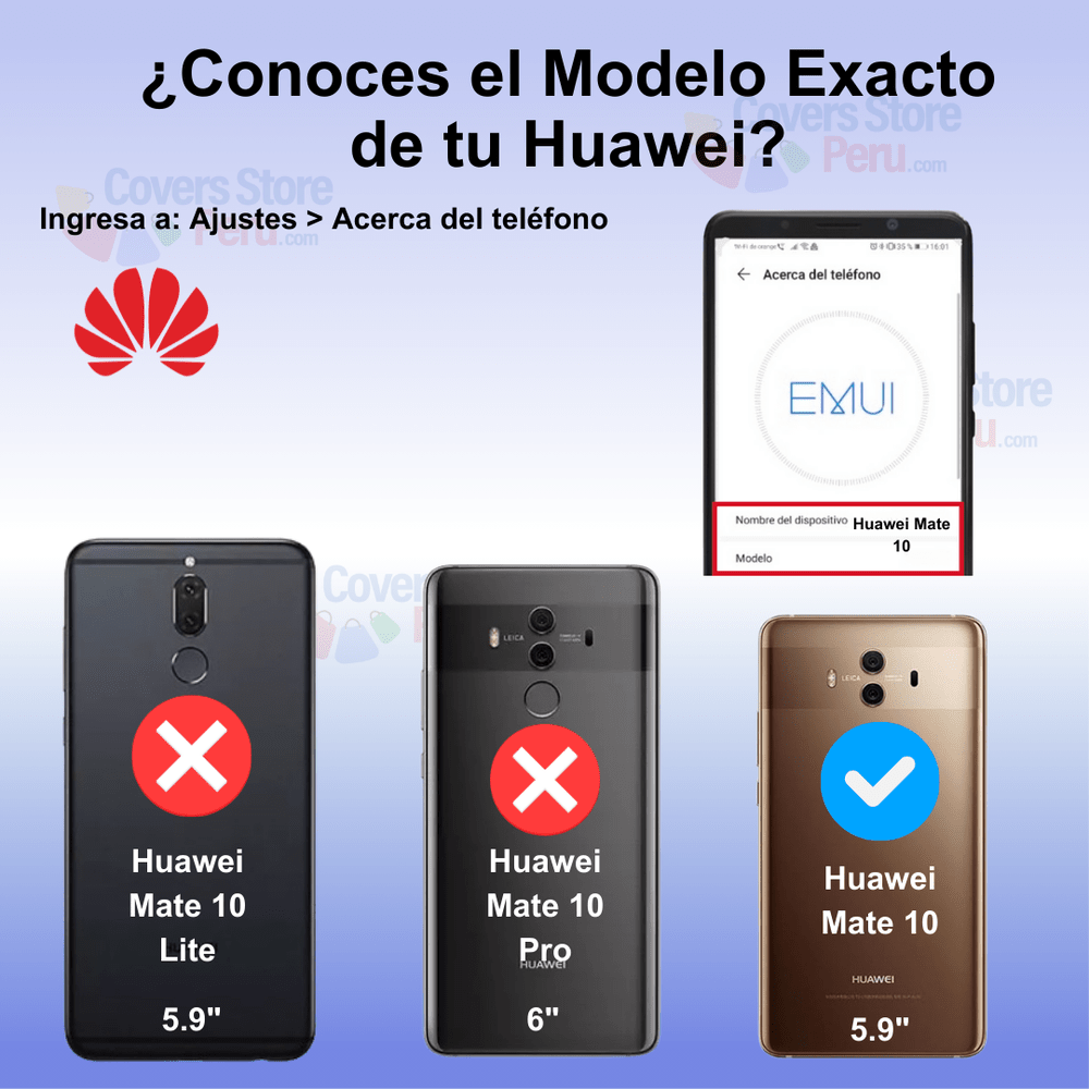 Funda para Huawei Mate 10 TPU 100% Transparente Antishock
