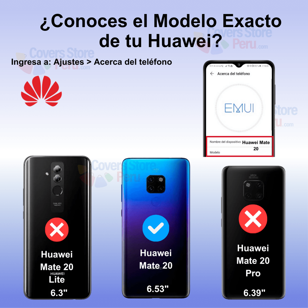 Funda para Huawei Mate 20 TPU 100% Transparente Antishock