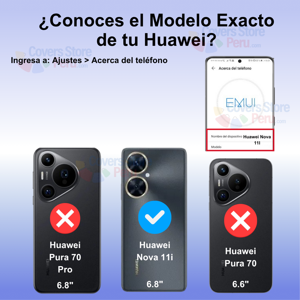 Funda para Huawei Nova 11i Ahumado con Anillo Verde