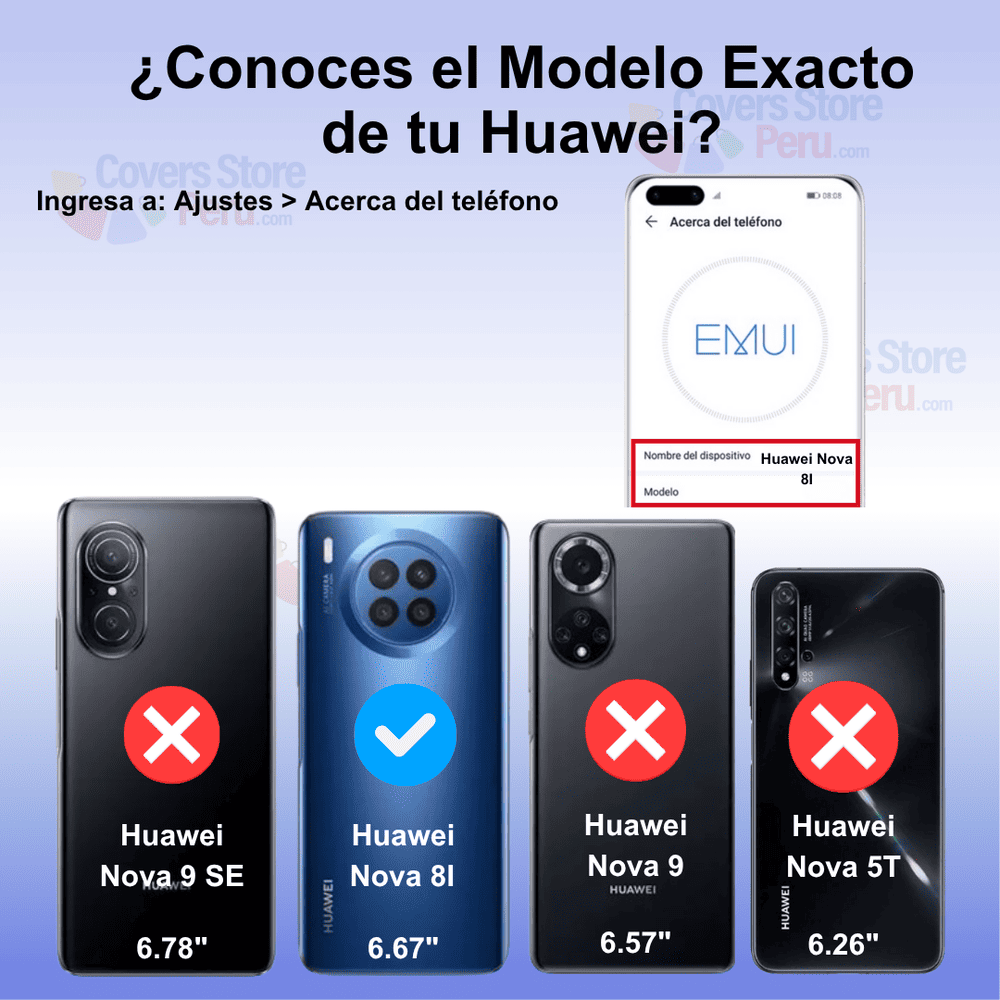 Funda Case para Huawei Nova 8i Ahumado Anillo Rojo