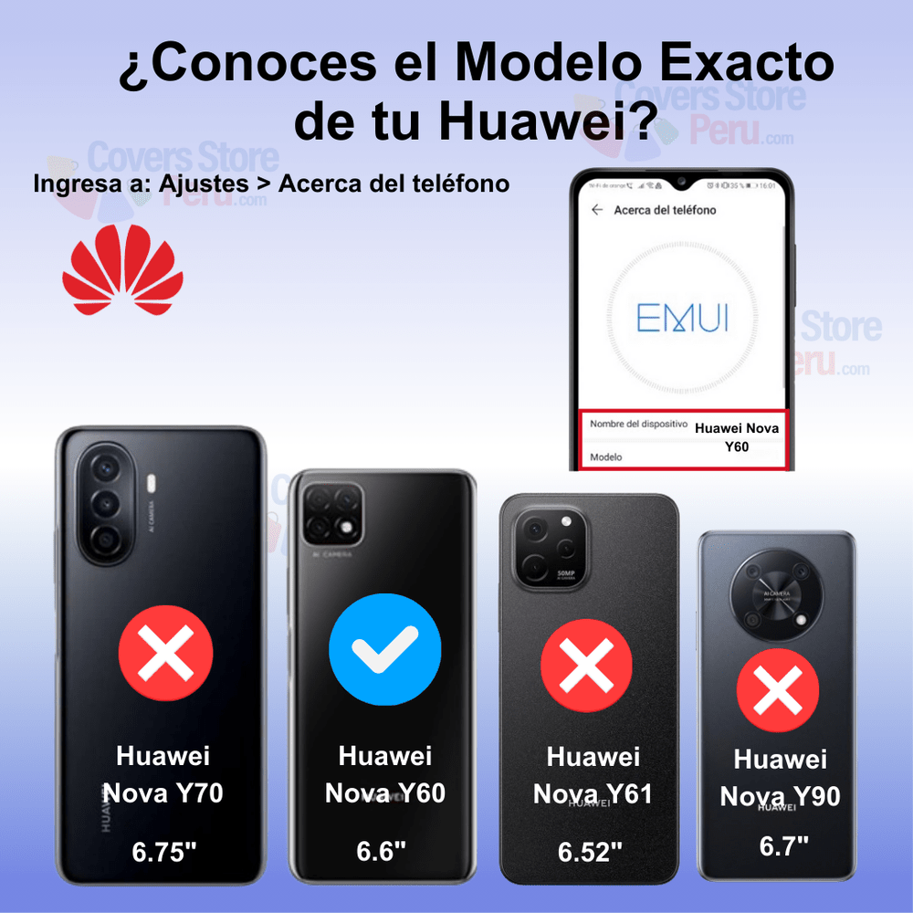 Funda Case para Huawei Nova Y60 Jelly Pearl Negro Antishock