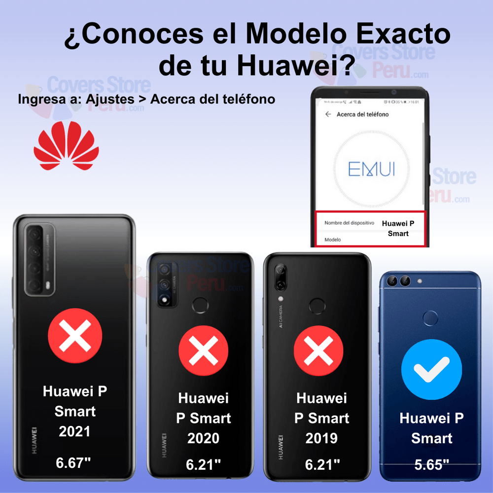 Funda para Huawei P Smart 2018 TPU con esquinas reforzadas