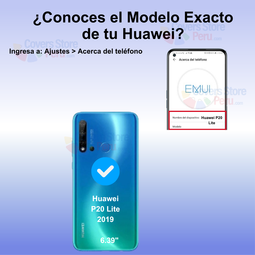 Funda para Huawei P20 Lite 2019 Ahumado con Anillo Negro
