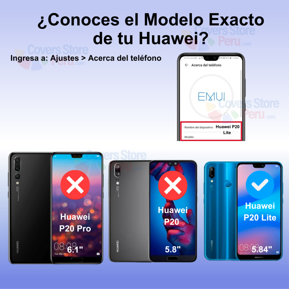 Mica para Huawei P20 Lite Vidrio Templado Anti-Espía