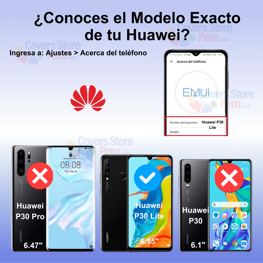 Mica para Huawei P30 Lite Cerámica Anti-Espía Antishock