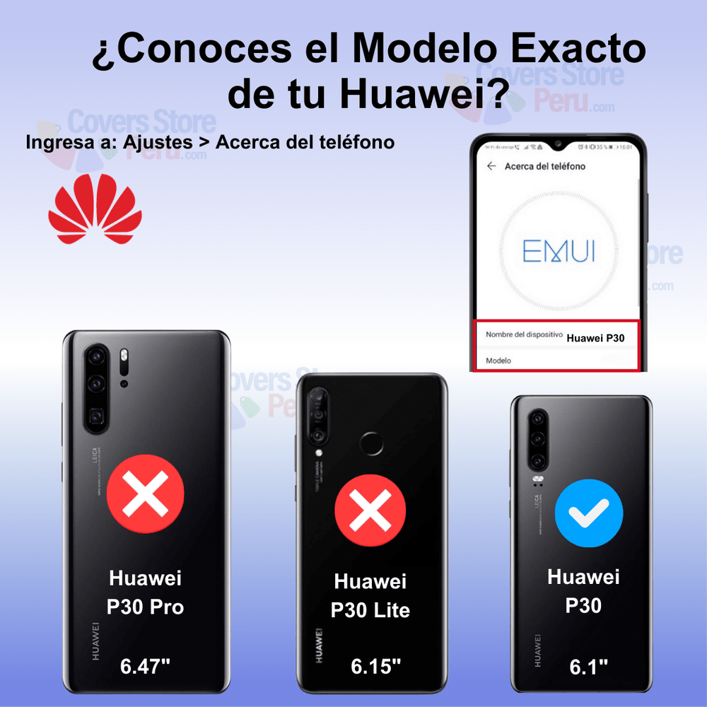 Funda Case para Huawei P30 TPU 100% Transparente Antishock