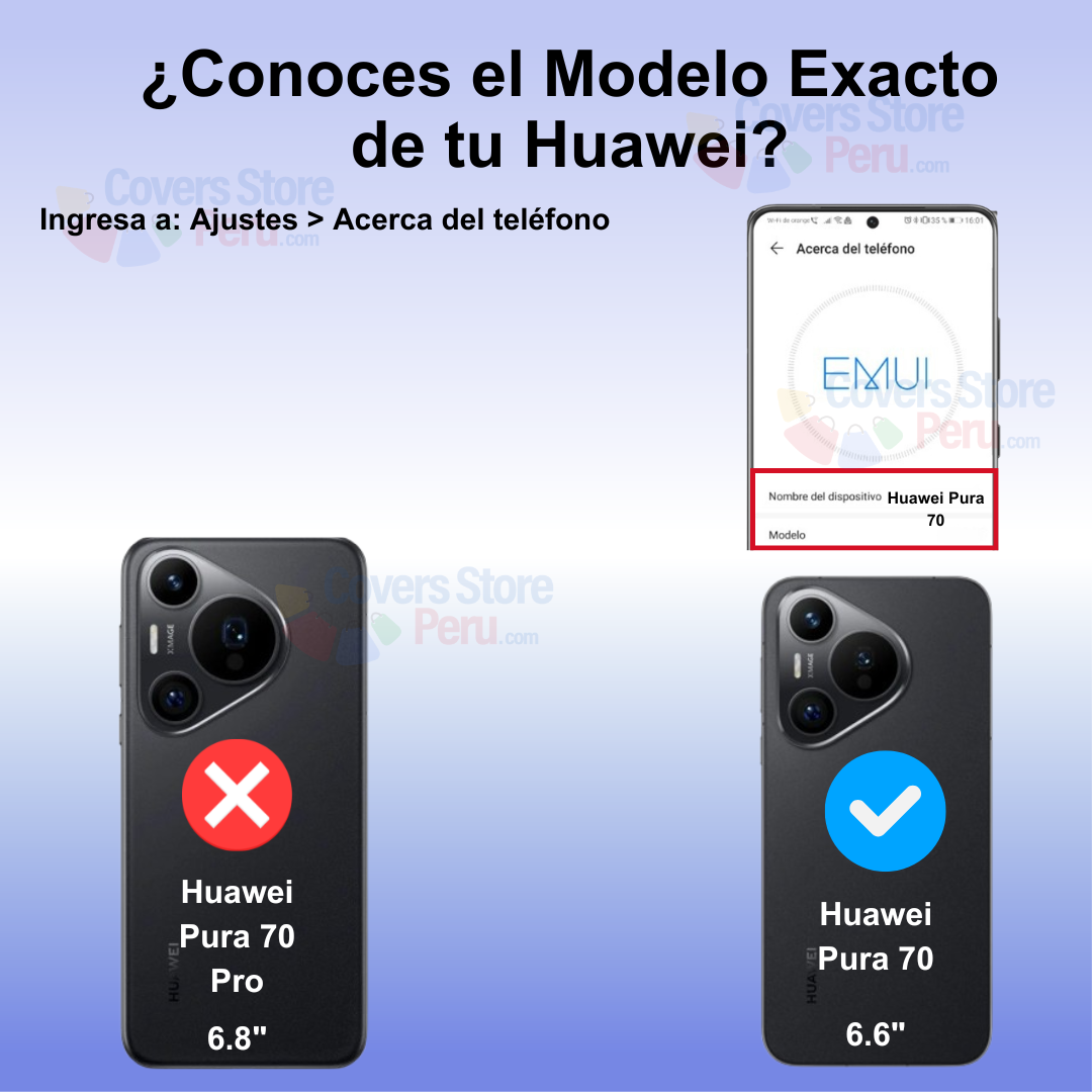 Funda para Huawei Pura 70 TPU 100% Transparente Antishock