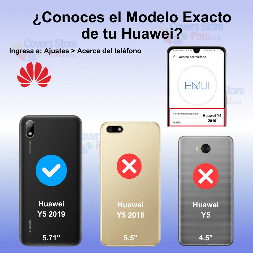 Funda para Huawei Y5 2019 TPU 100% Transparente Antishock