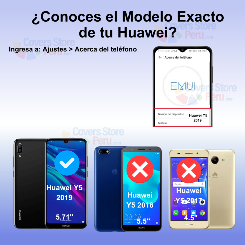 Mica para Huawei Y5 2019 Vidrio Templado Anti-Espía