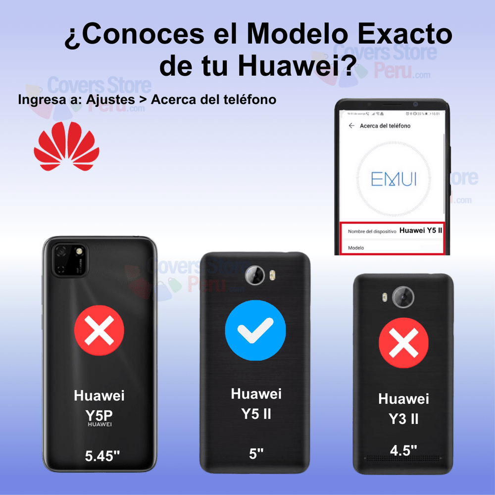 Funda para Huawei Y5 II TPU 100% Transparente Antishock