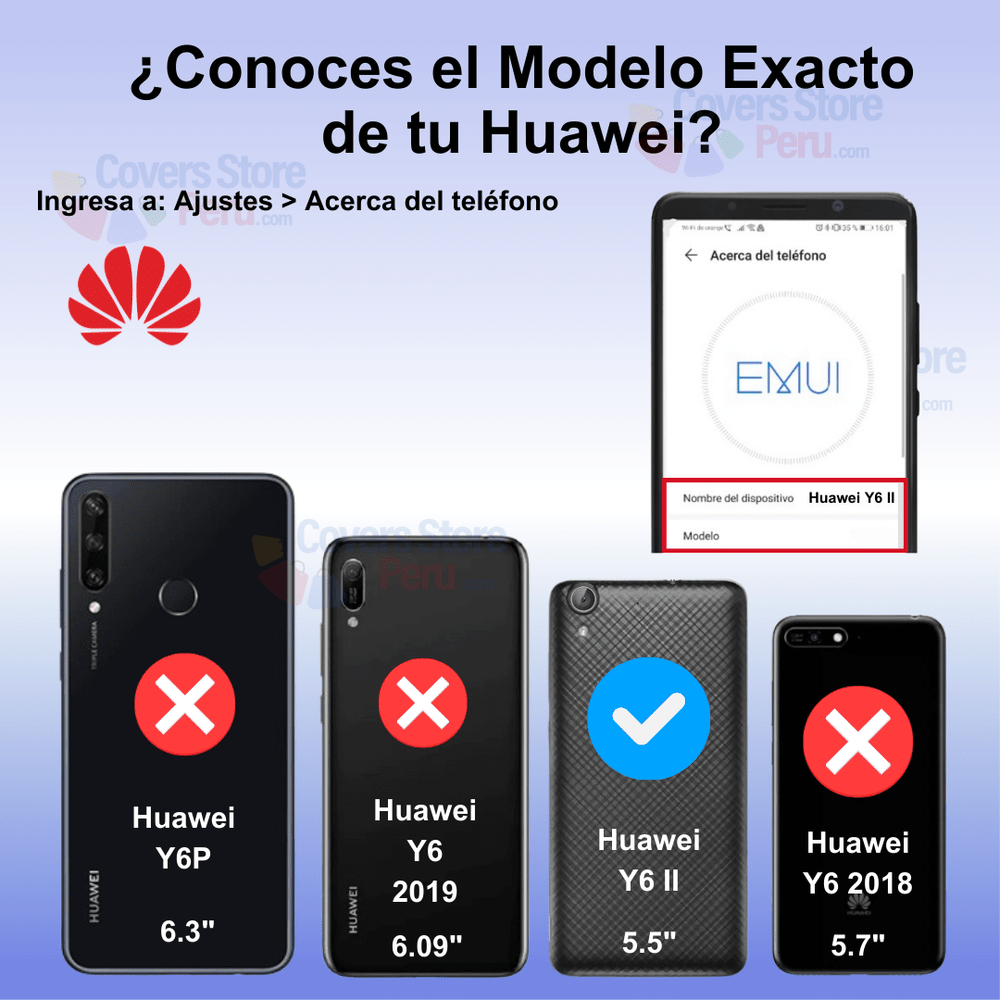 Funda para Huawei Y6 II TPU 100% Transparente Antishock