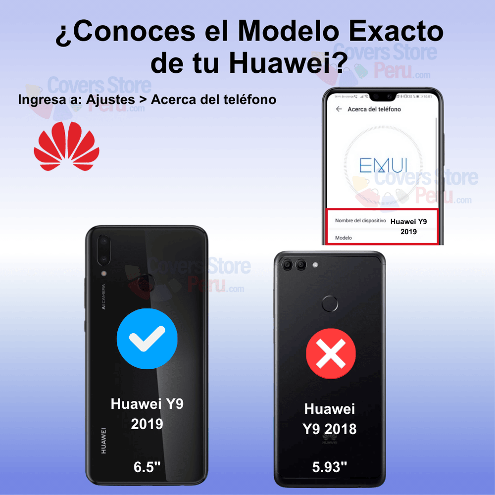 Funda para Huawei Y9 2019 Space Original Transparente