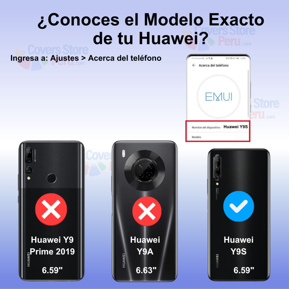 Funda para Huawei Y9S Ahumado con Anillo Negro Antishock