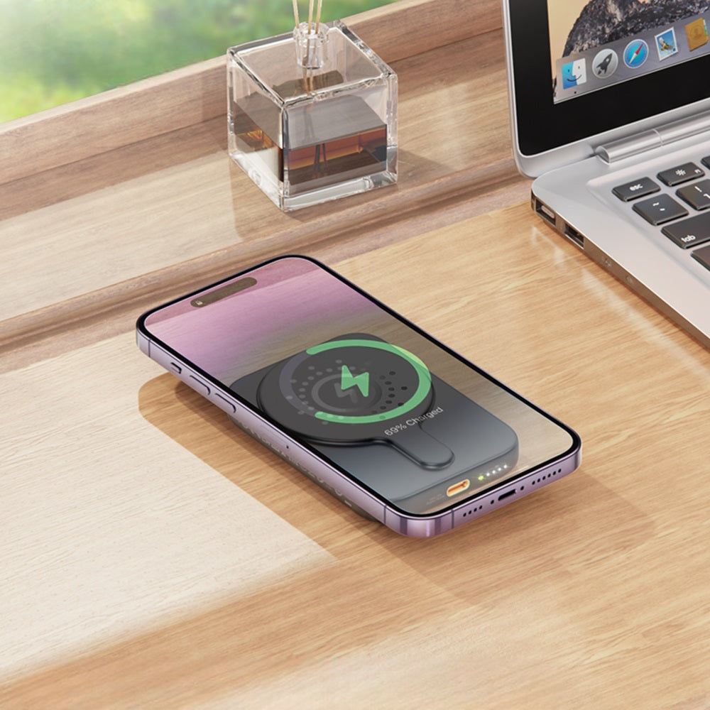 Power Bank 10000mAh Hoco J117A Magsafe PD20W Negro