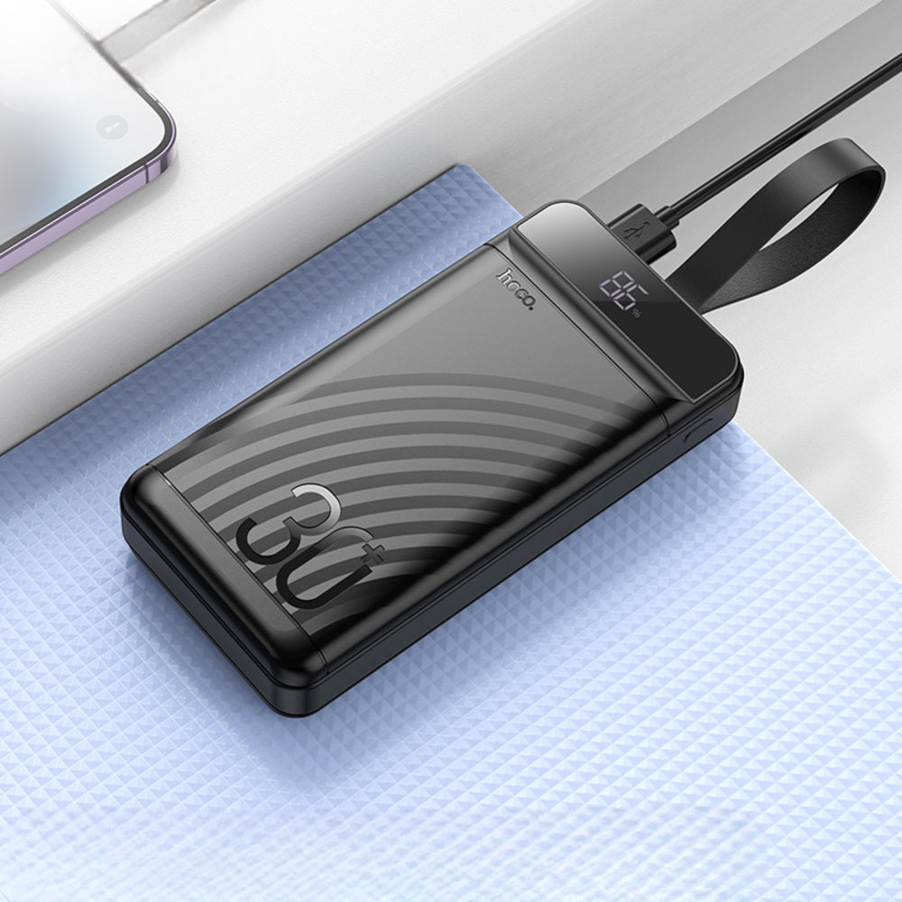 Power Bank 30000mAh Hoco J123B PD20W 22.5WNegro