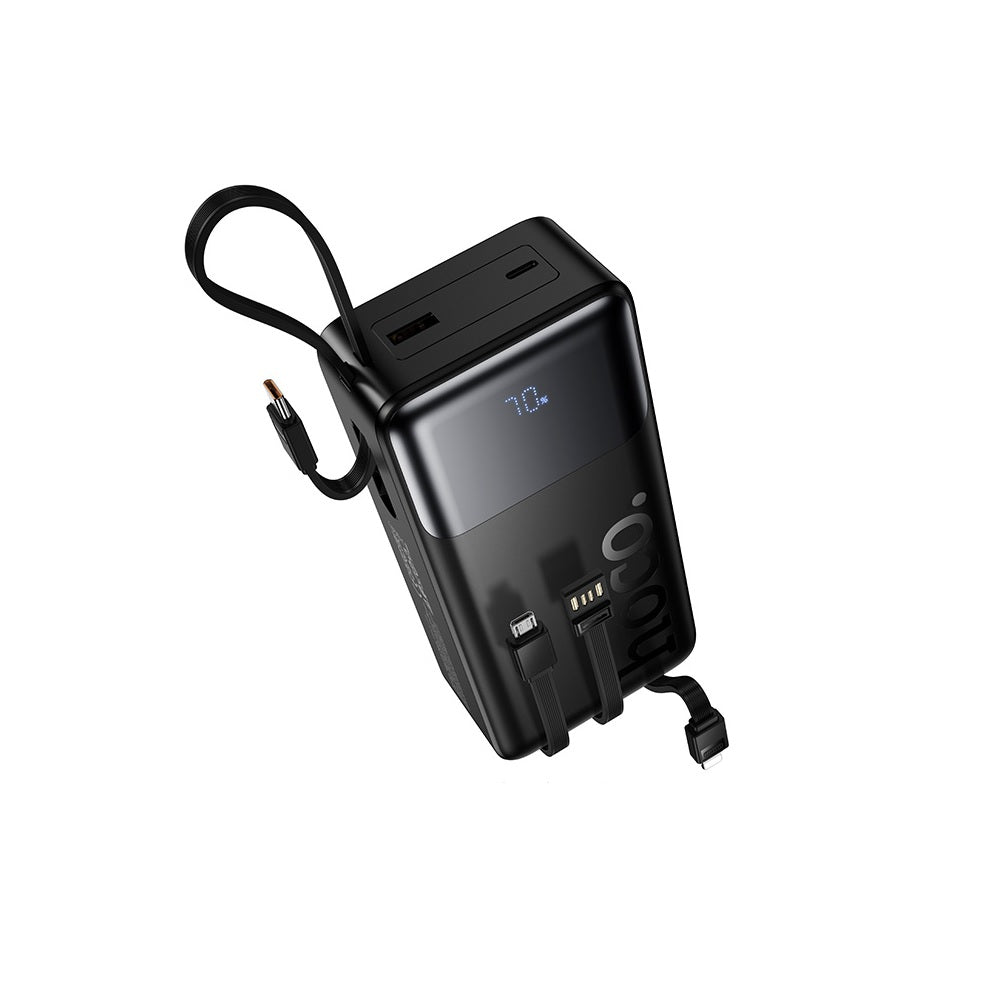 Power Bank 4 Cables 30000mAh Hoco J156B PD20W 22.5W Negro