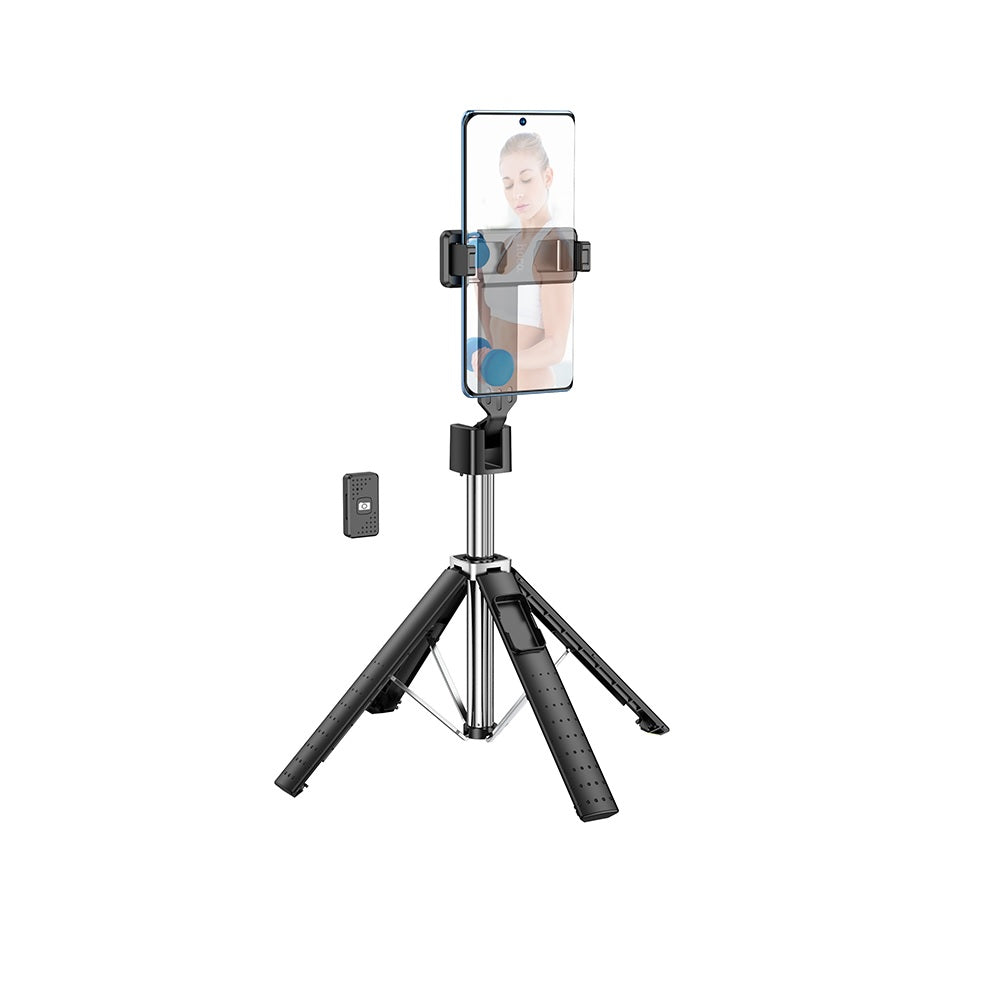 Tripode De Cuatro Patas Para Transmision Hoco K18 Negro