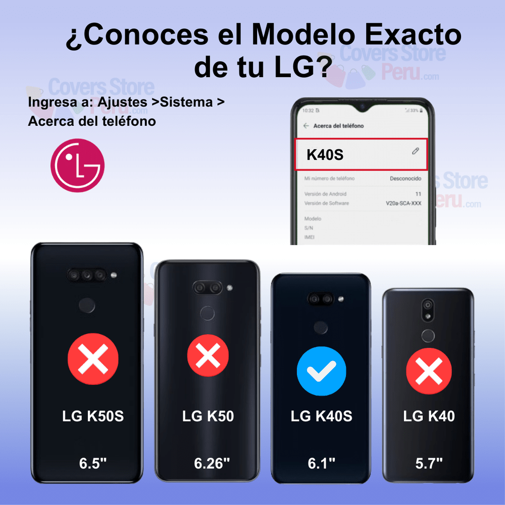 Funda Case para LG K40S Jelly Pearl Rojo Antishock