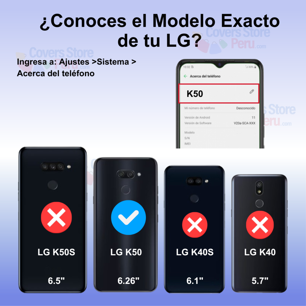 Funda para Lg K50 Soft Feeling Antishock Lila