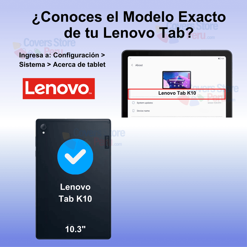 Combo Funda de Lenovo Tab K10 TB X6C6F 360° Morado + Mica